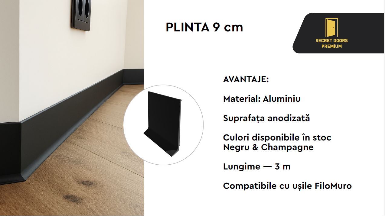 Plintă slim(90mm)